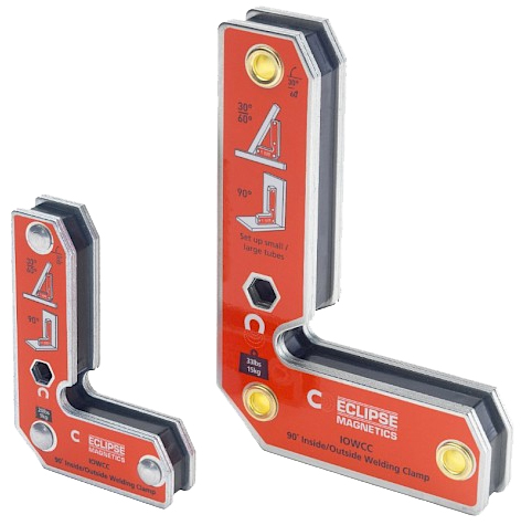 Magnet-Schweisswinkel für Innen und Aussenwinkel 30°, 60° und 90° Eclipse