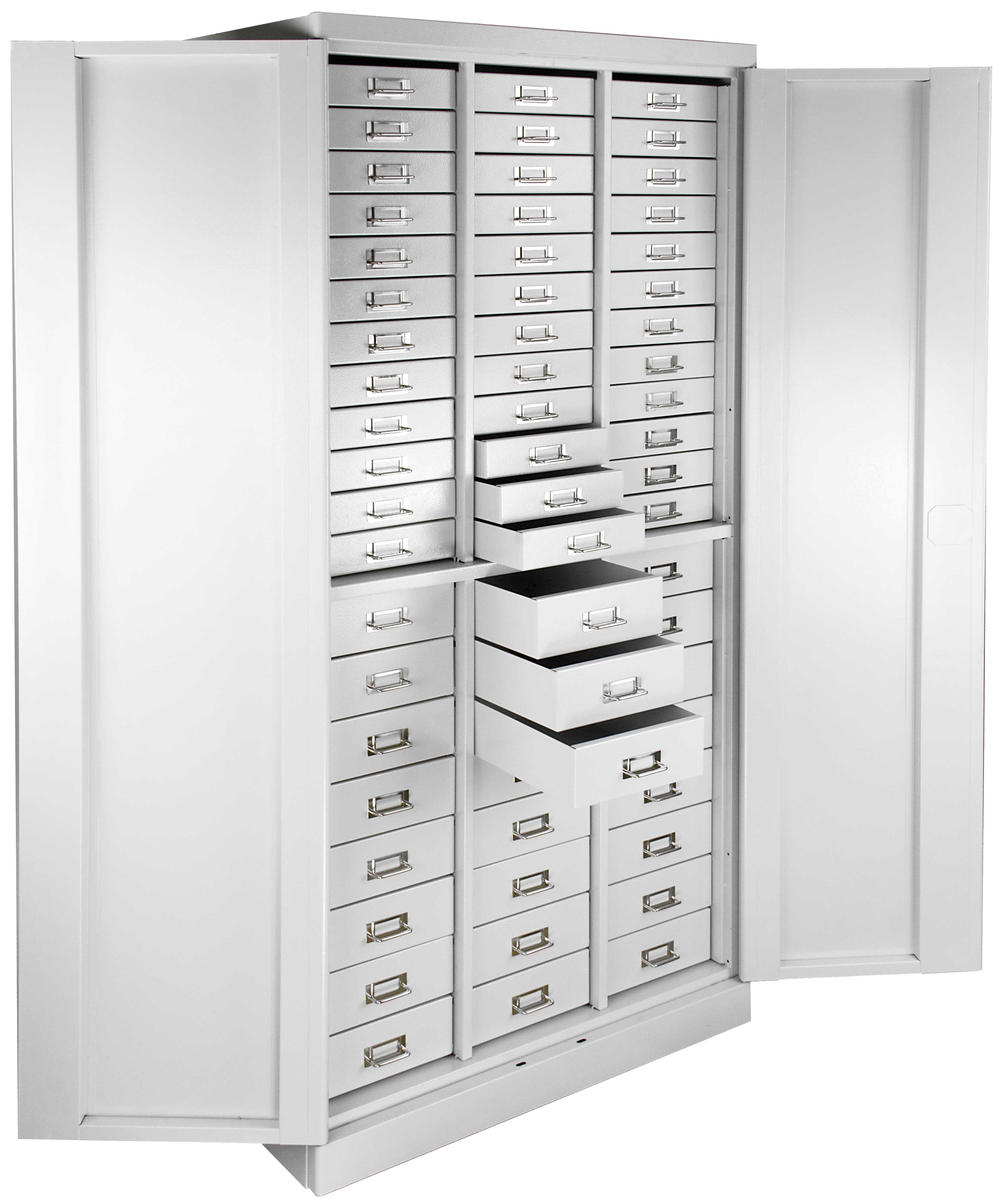 Schubladenschrank METEC SLS 3X20 Lichtgrau (RAL 7035) 40662