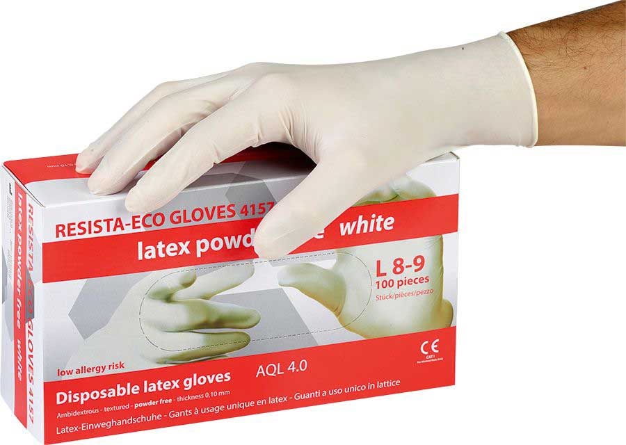 Einweghandschuhe RESISTA ECO LATEX ungepudert