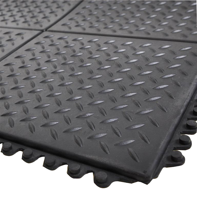 Gummimatte Diamont 900 x 900 mm