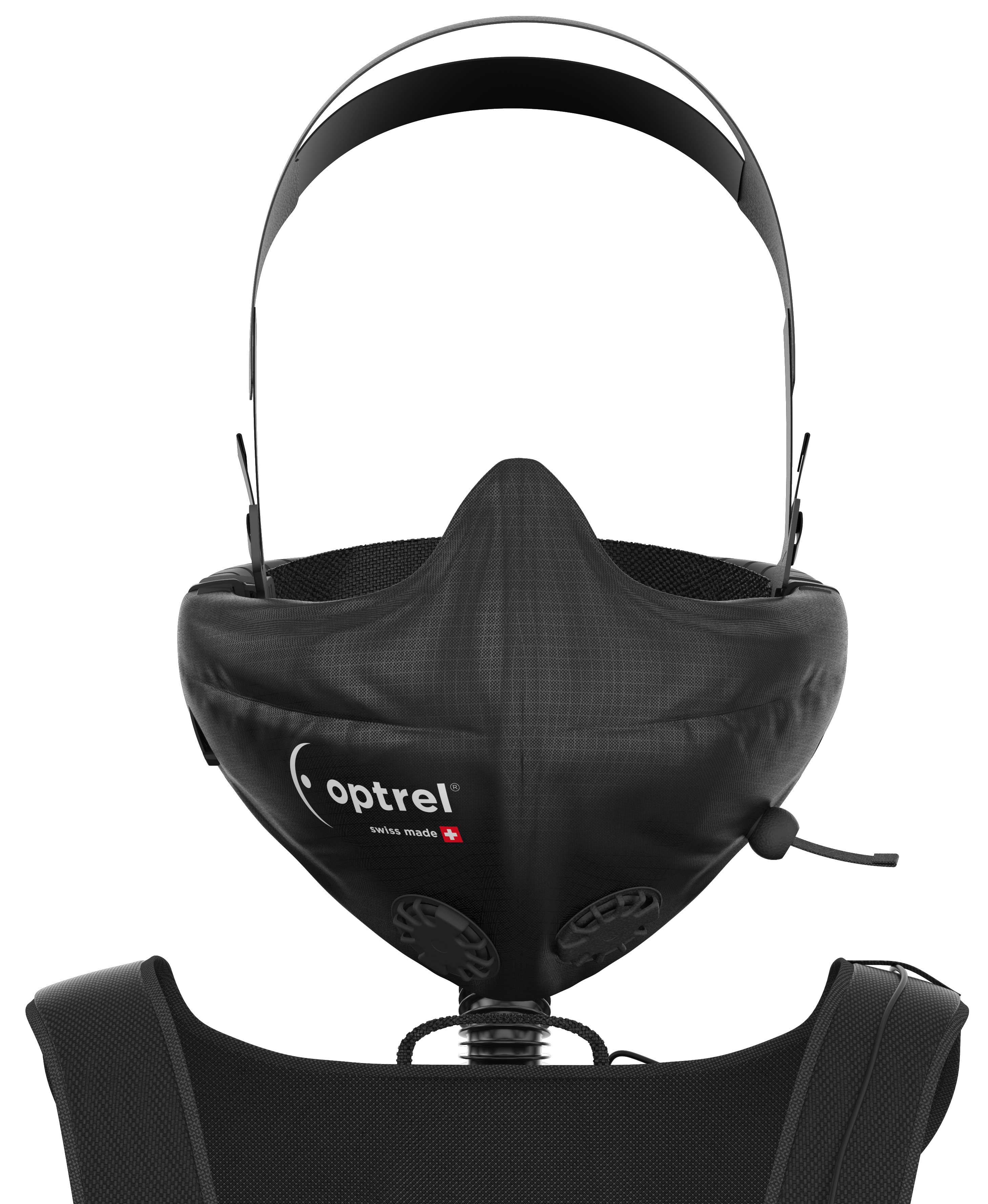 Halbmaske TH3 schwarz, zu Swiss-Air-Gebläse-Atemschutzsystem