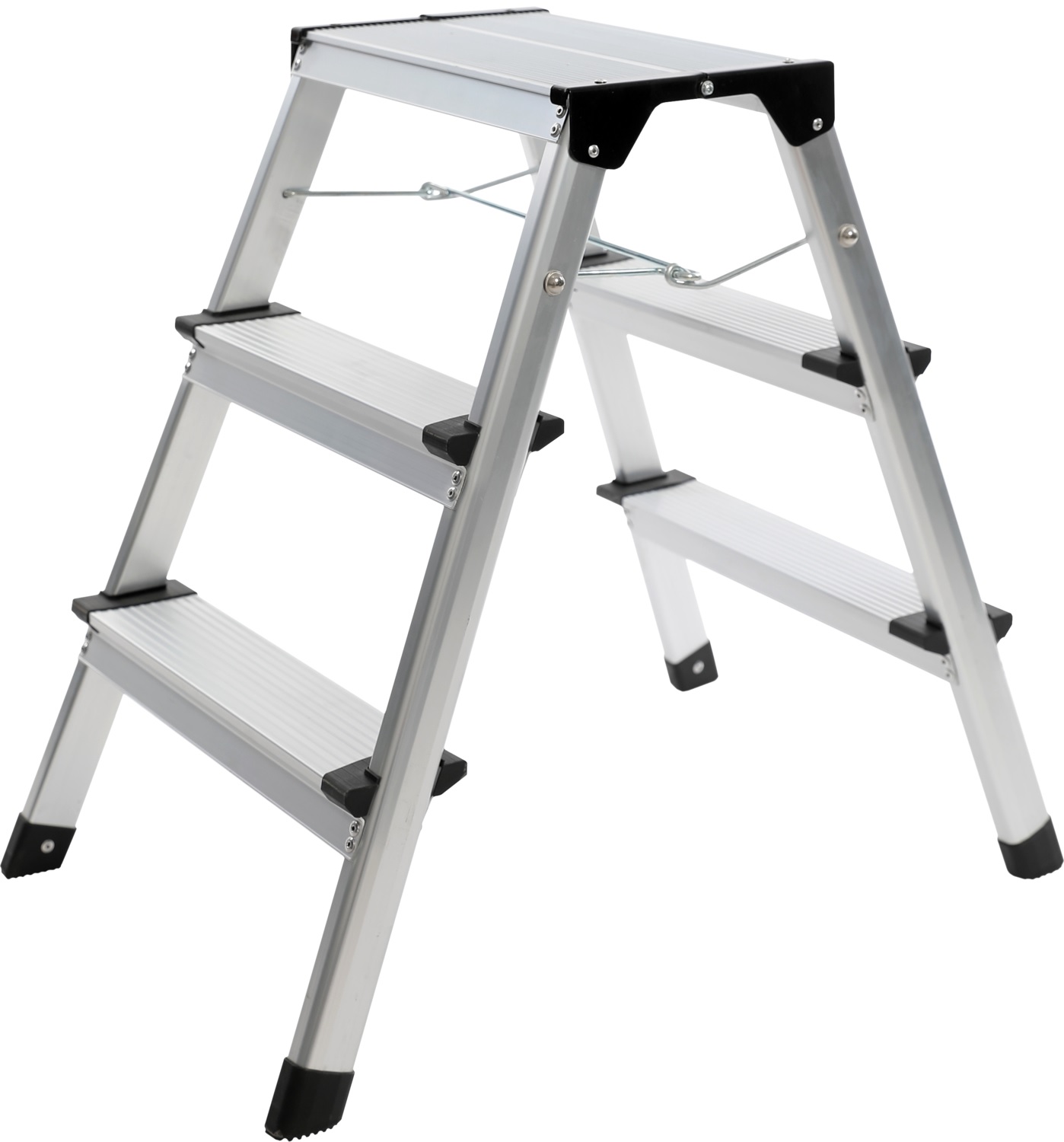 Aluminium-Stufen-Stehleiter KS TOOLS