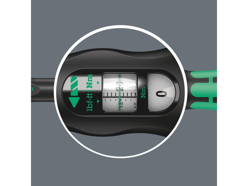 Drehmomentschlüssel 1/4" Click-Torque mit Umschaltknarre