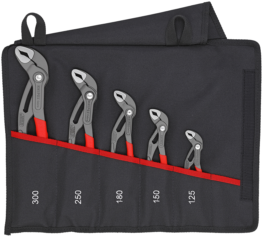 Wasserpumpenzangen-Satz Cobra KNIPEX, in Rolltasche