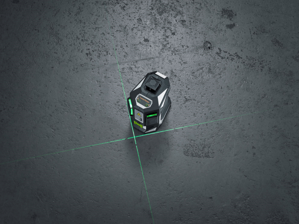 Kreuzlinienlaser X3-Laser Pro 360° mit grüner Lasertechnologie