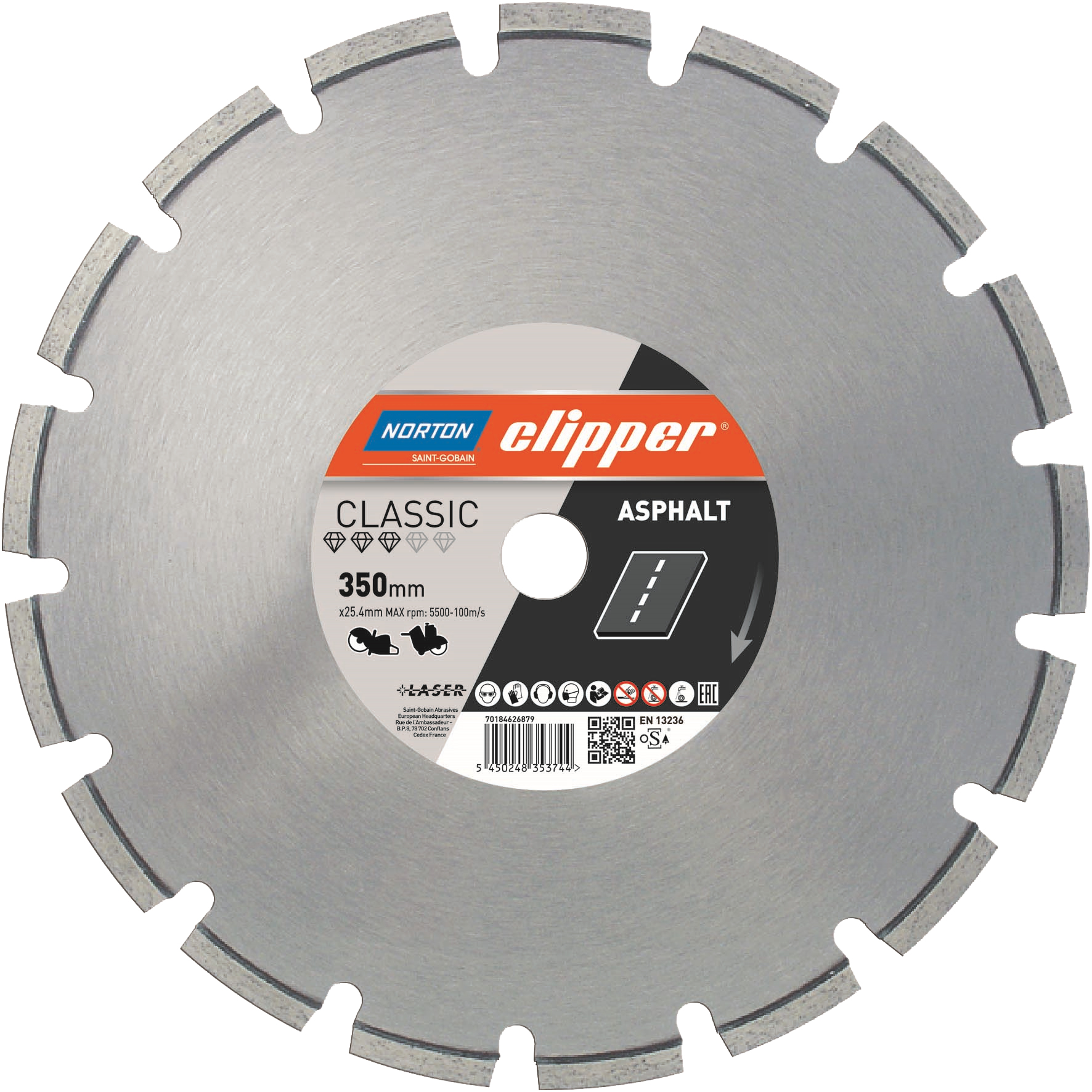 Diamant-Trennscheibe Classic Asphalt NORTON