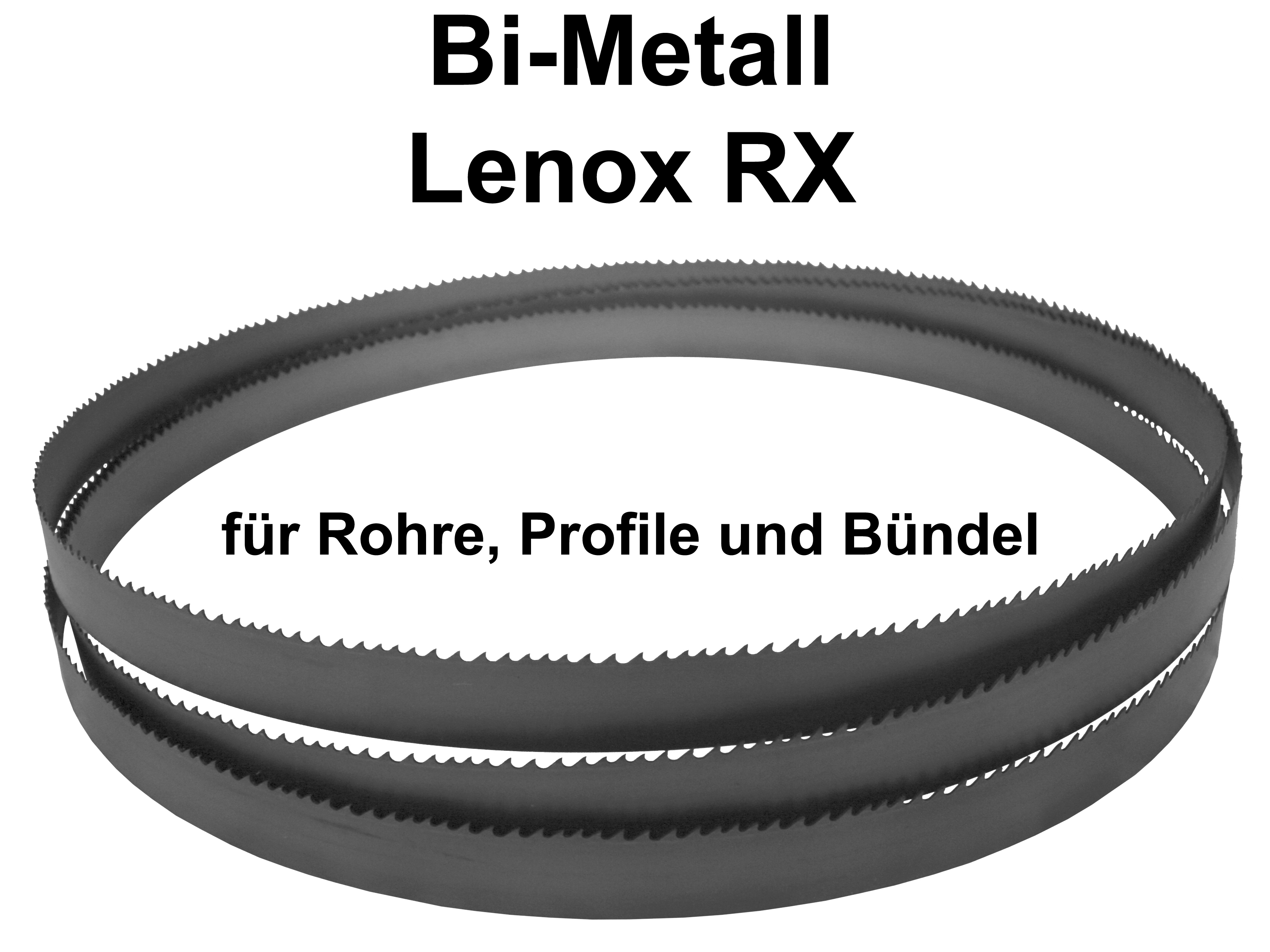 Metallsägeband Bi-Metall M42 Lenox RX für Rohre, Profile und Bündel