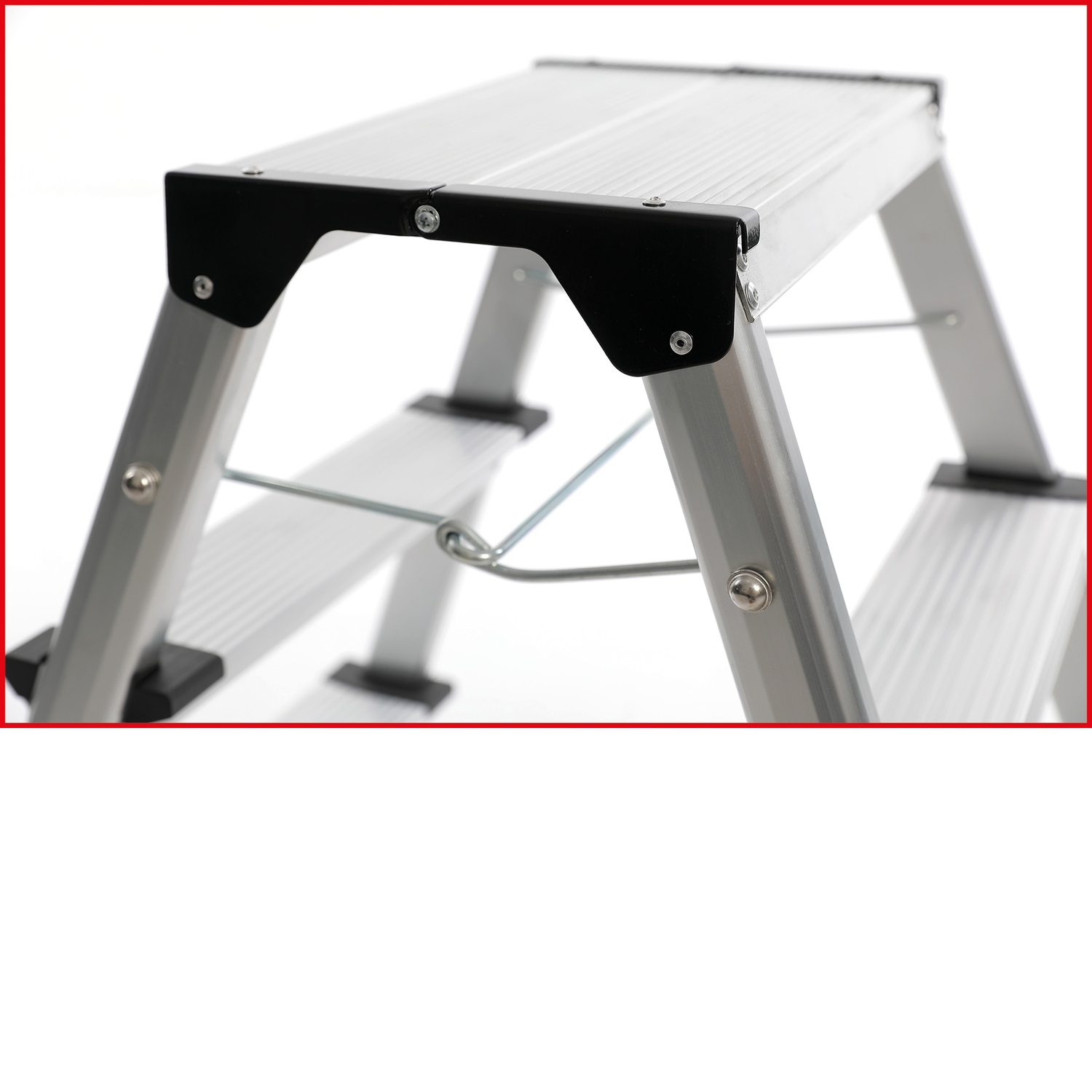 Aluminium-Stufen-Stehleiter KS TOOLS