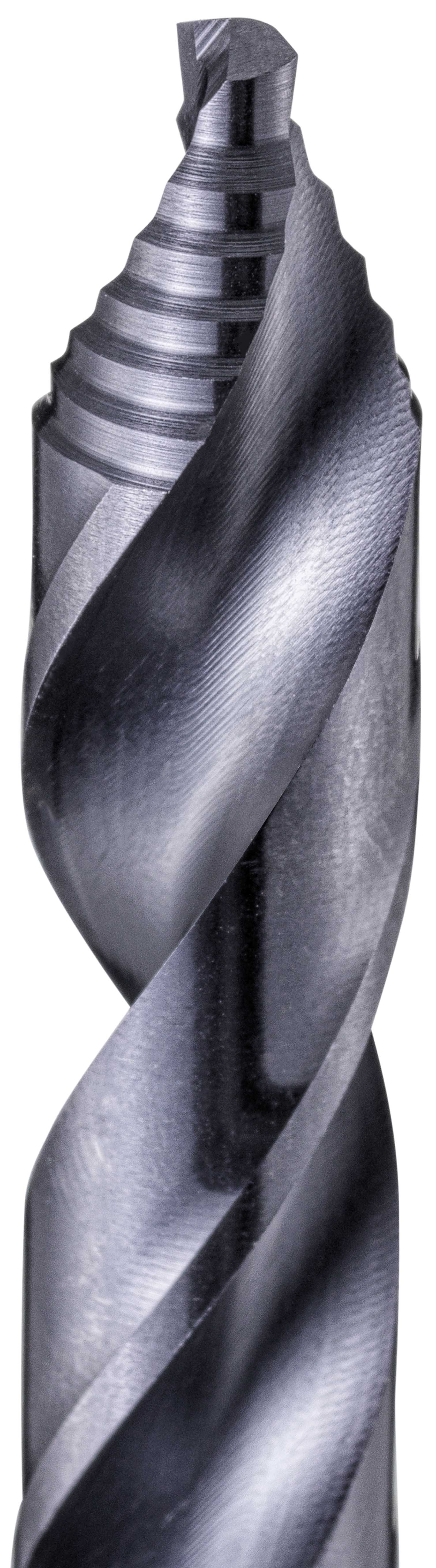 Spiralbohrer HSS-Co5% mit TiAlN-Stufenspitze, DIN 338