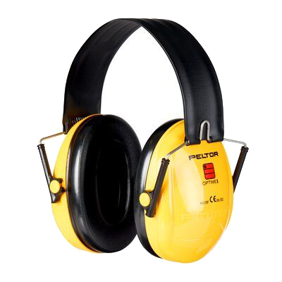 Kapselgehörschutz OPTIME I H510F, zusammenlegbar, gelb, 28dB