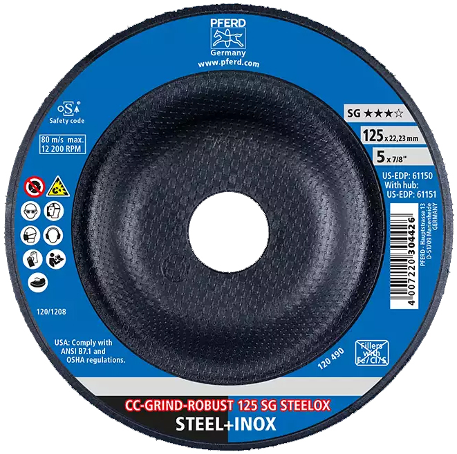 Schleifscheibe CC-GRIND-ROBUST SG STEELOX PFERD