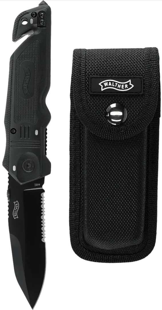 Notfallrettungsmesser (Emergency Rescue) WALTHER ERK BLACK 05.0728 4000844451866