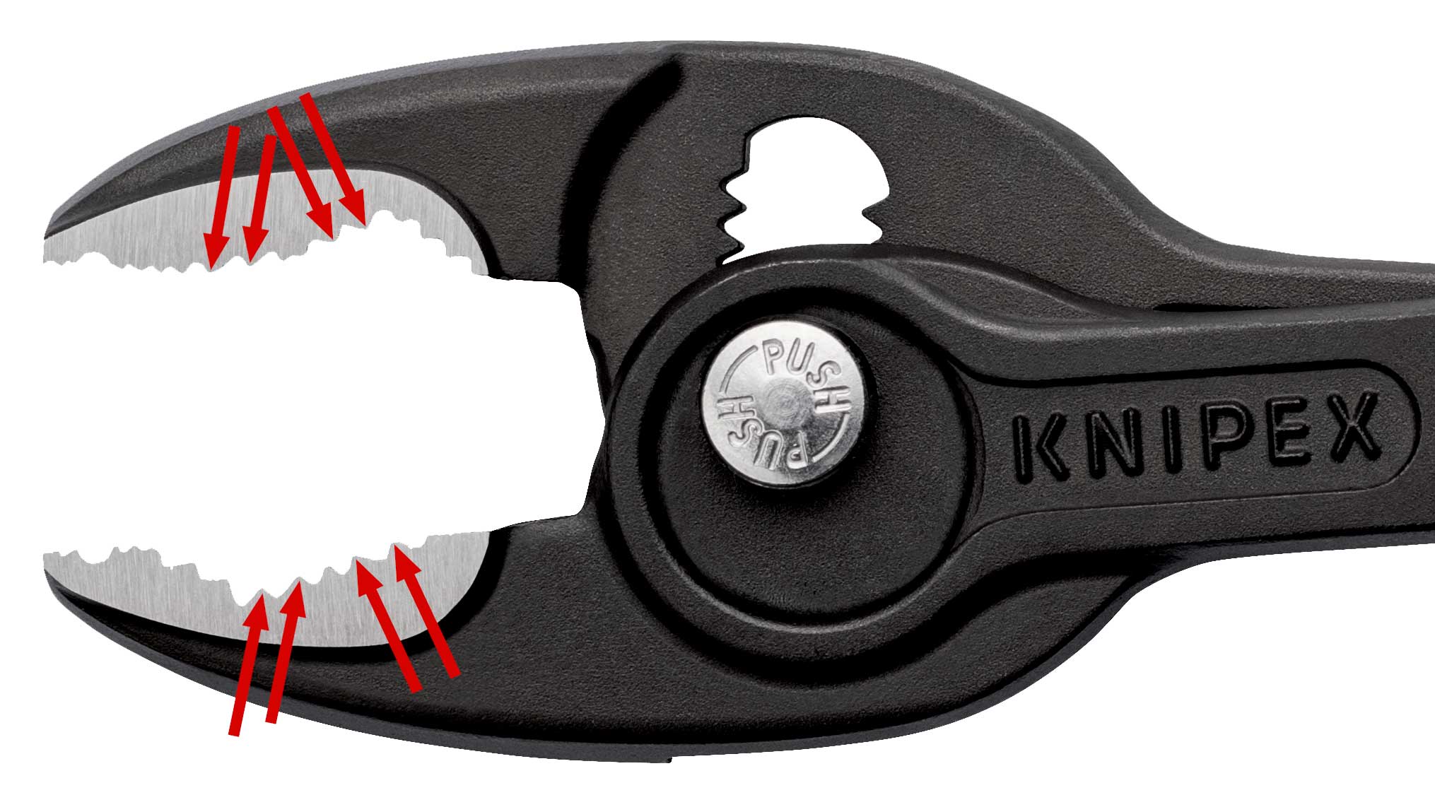 Frontgreifzange TwinGrip KNIPEX
