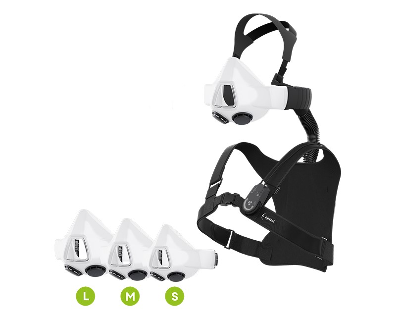 Silikonmaske tightfit TM3 weiss, zu Swiss-Air-Gebläse-Atemschutzsystem