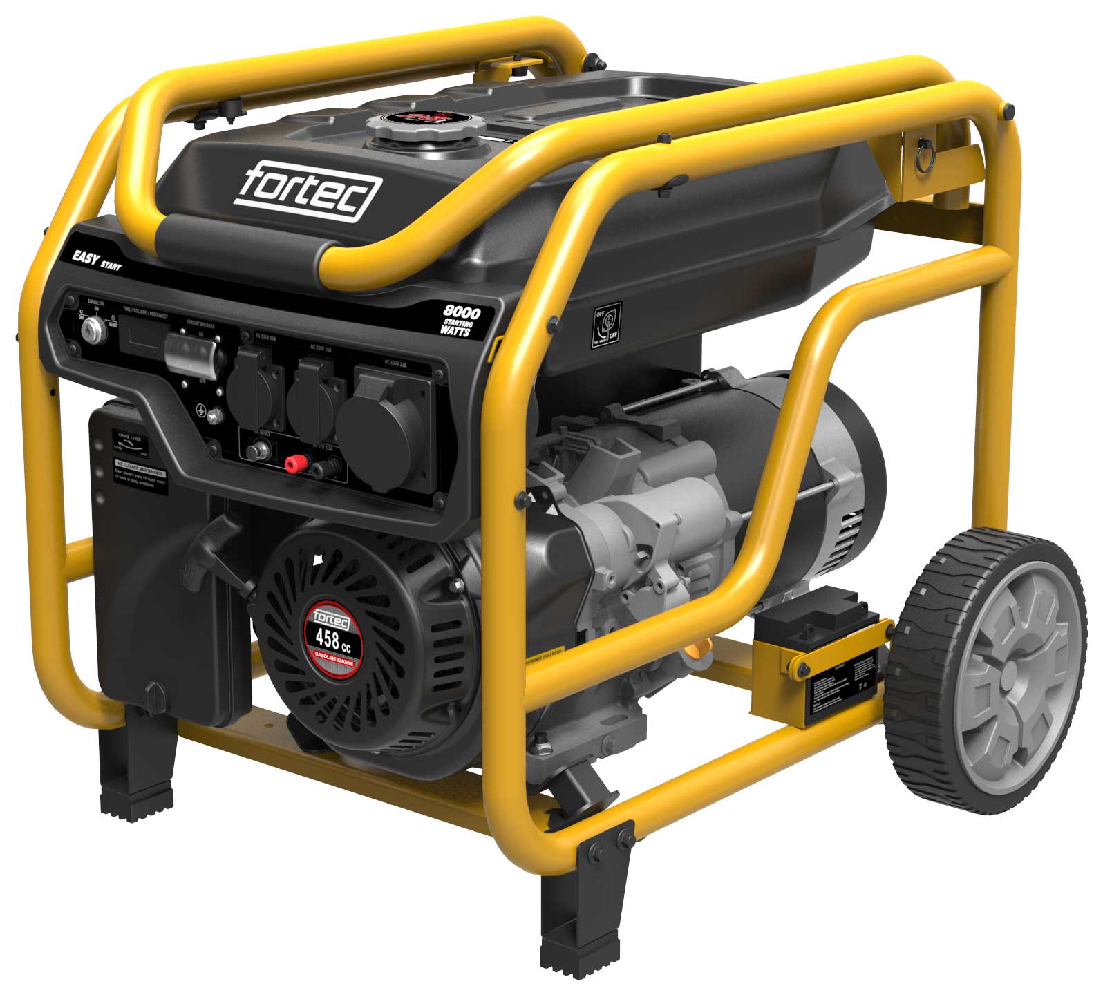 Stromerzeuger fortec GENERATOR 8000 Watt, Benzin FT60004