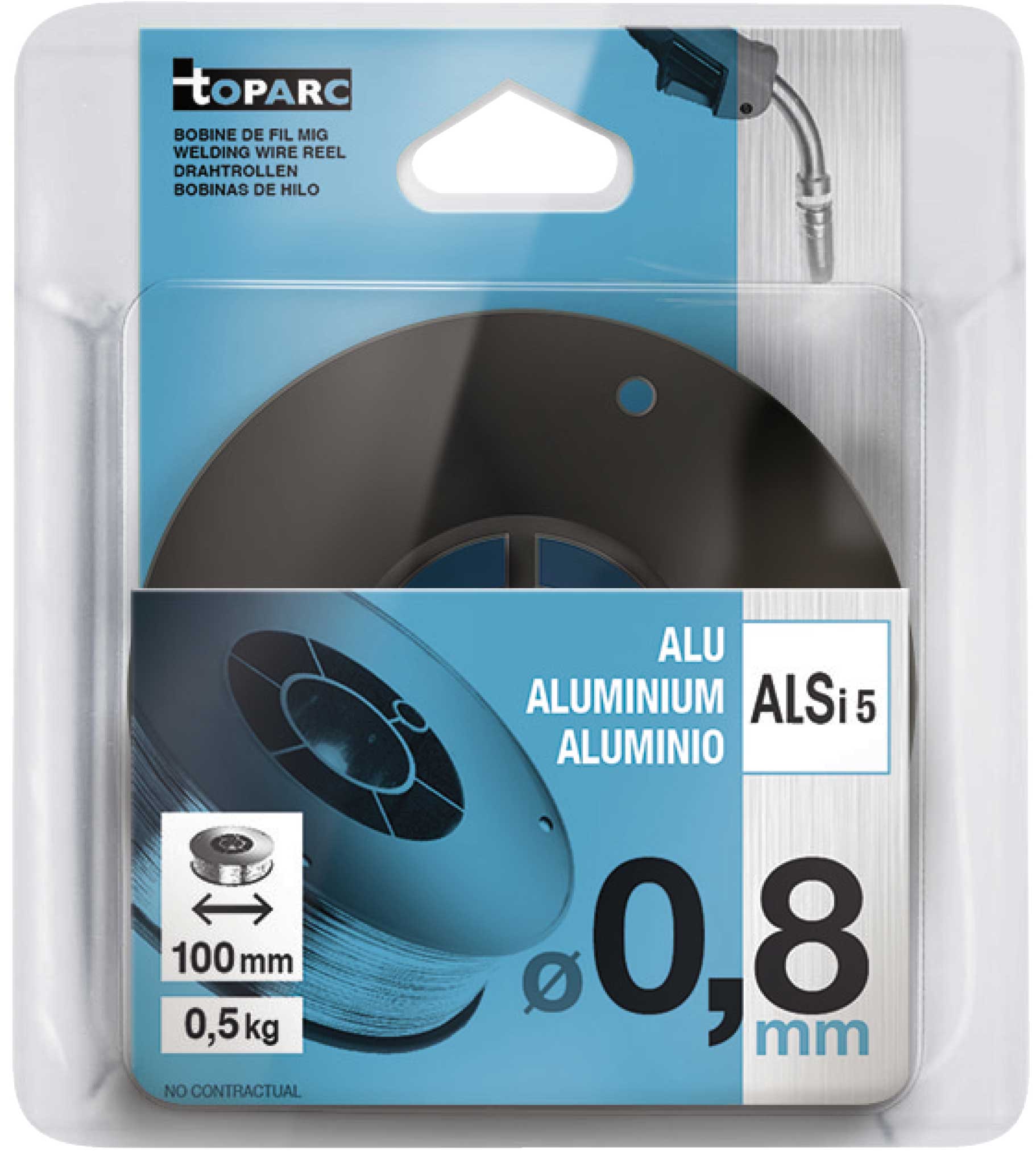 Schweissdraht MIG 4043 für Aluminium (AlSi5) GYS