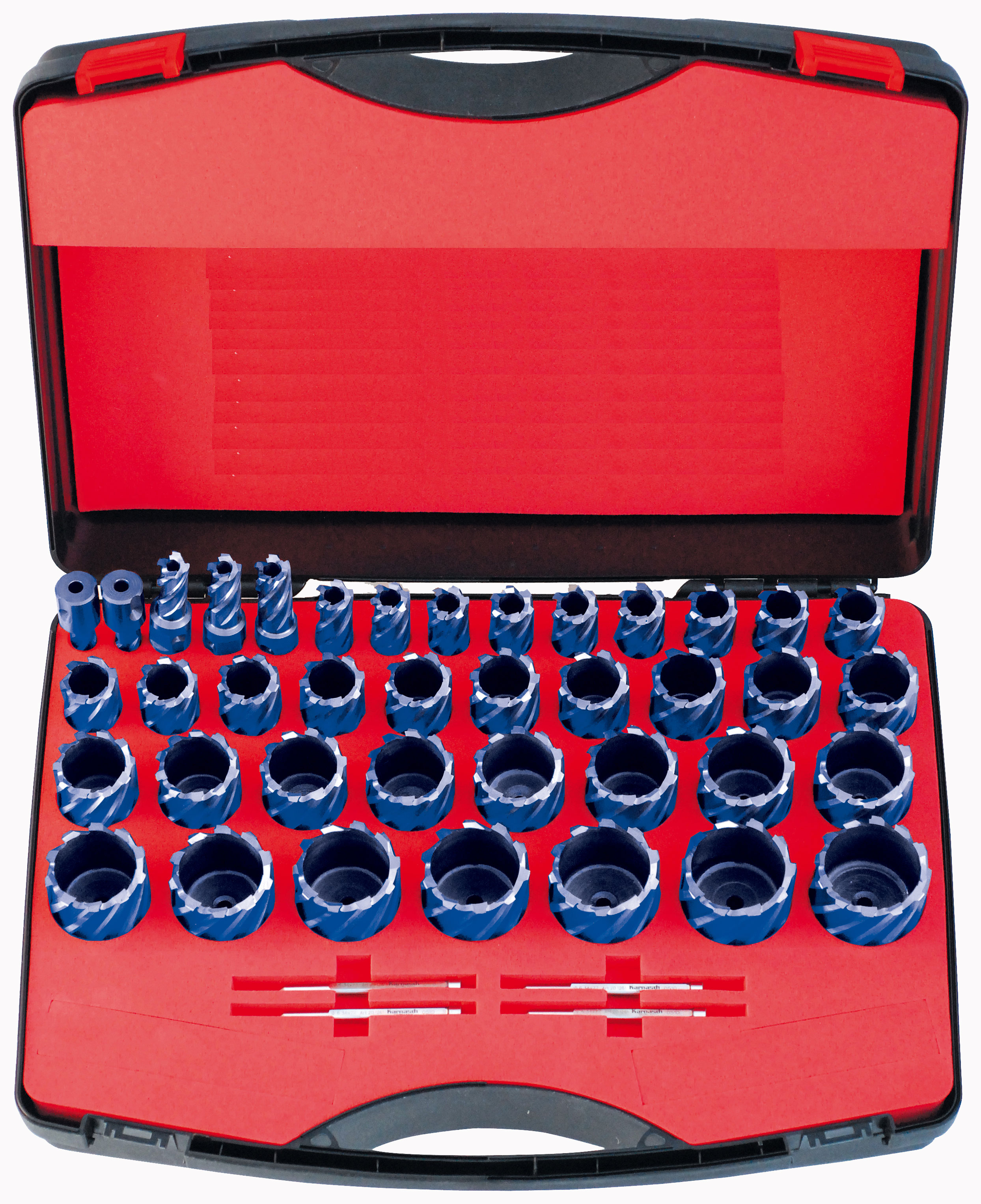 Kernbohrer HSS-XE Durablue DELUXE-Set, Schnitttiefe 30 mm, Weldon 19