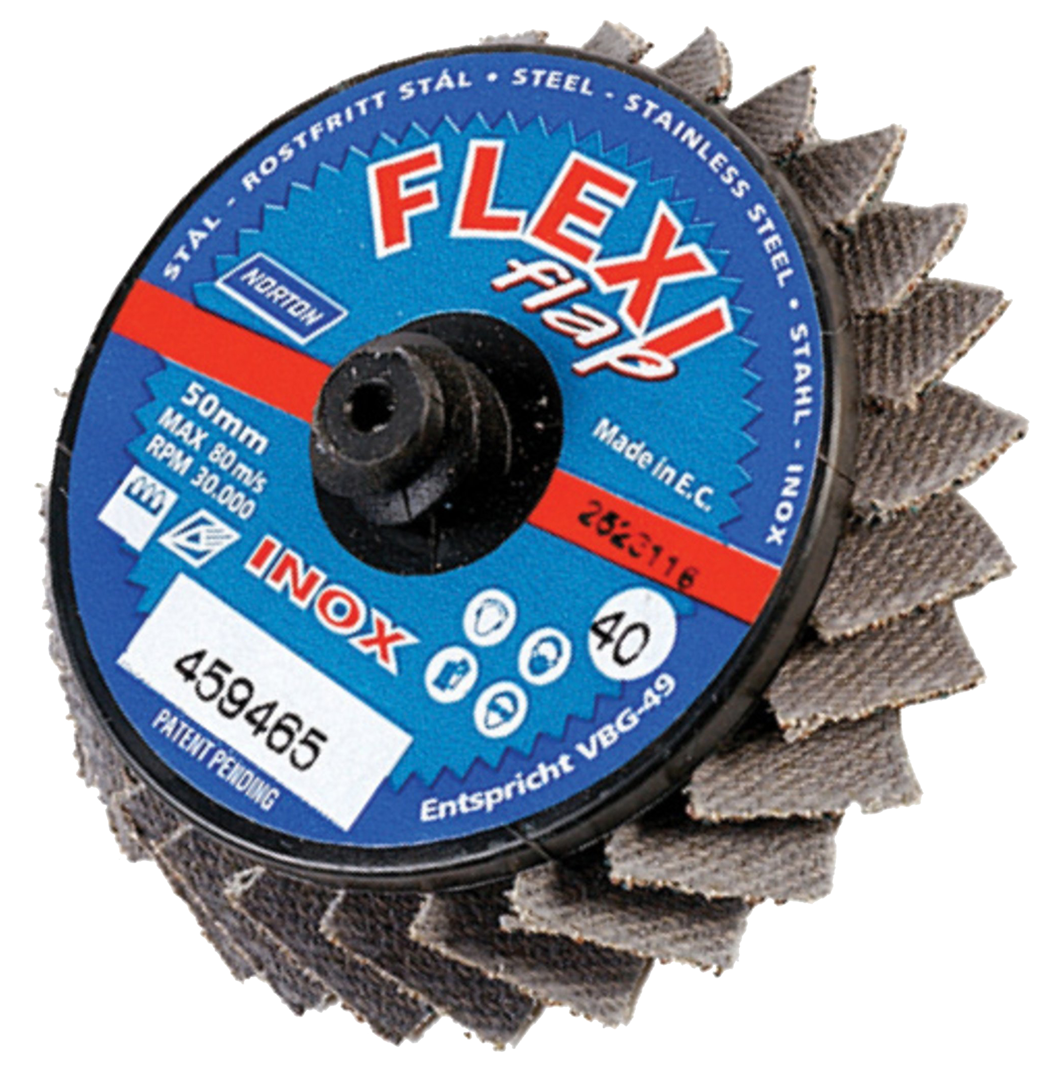 Schleiflamellenteller Flexi-Mini X-TREME mit SpeedLok NORTON
