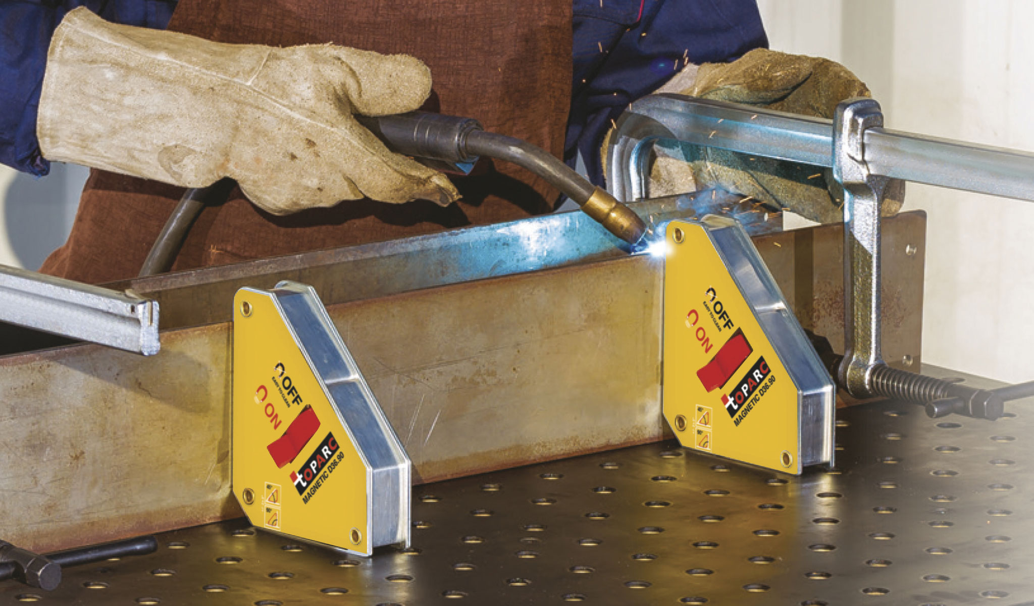 Magnet-Schweisswinkel D36.90 mit Ein-/Aus-Schalter, 30 kg