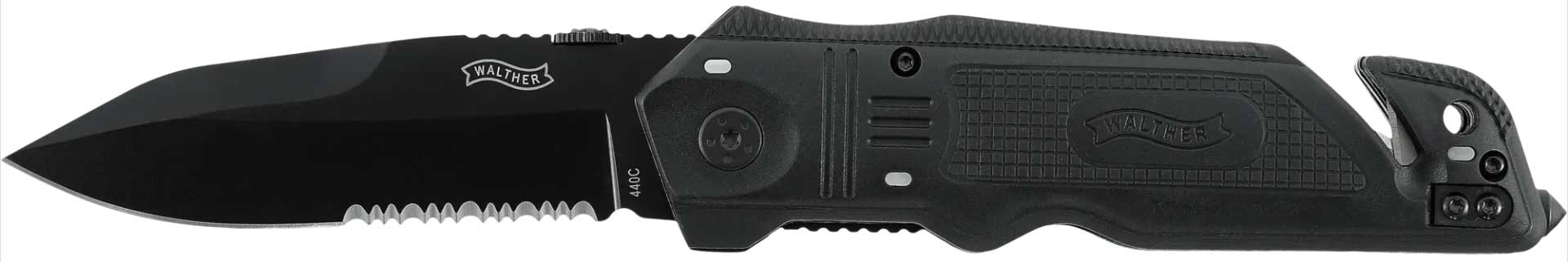 Notfallrettungsmesser (Emergency Rescue) WALTHER ERK BLACK 05.0728 4000844451866
