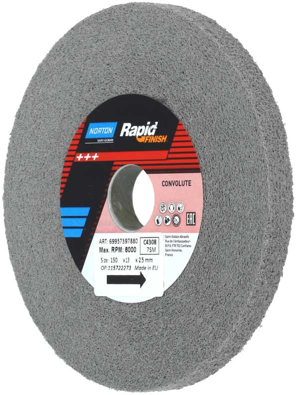 Kompaktscheibe Convolute Serie 1000 Long Life RAPID FINISH NORTON