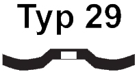 Schruppscheiben Typ 29