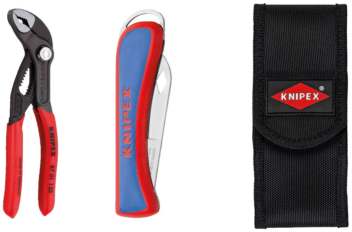 Elektriker-Satz 3-tlg KNIPEX 00 20 72 S6 002072S6 16 20 50 SB 162050SB 87 01 125 8701125 8701-125