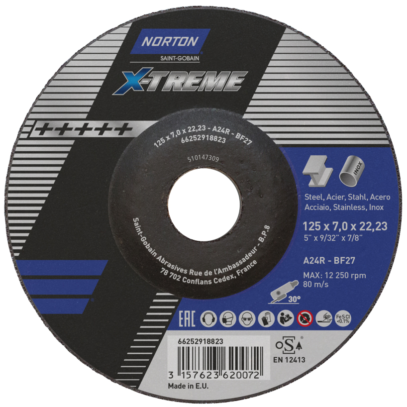 Schruppscheibe X-TREME für Metall/Inox