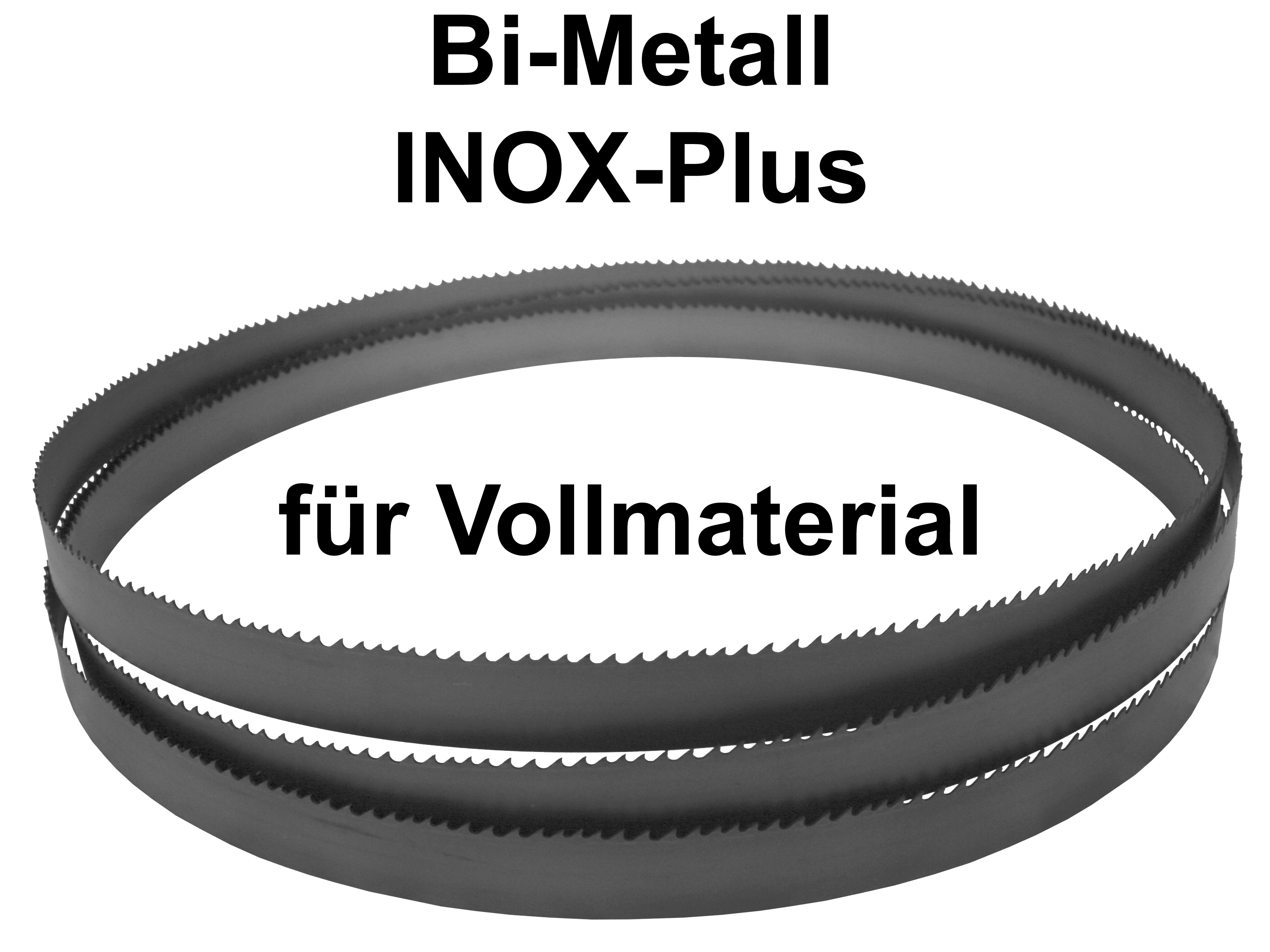Metallsägeband Bi-Metall INOX-Plus für Voll- u. dickwandiges Material