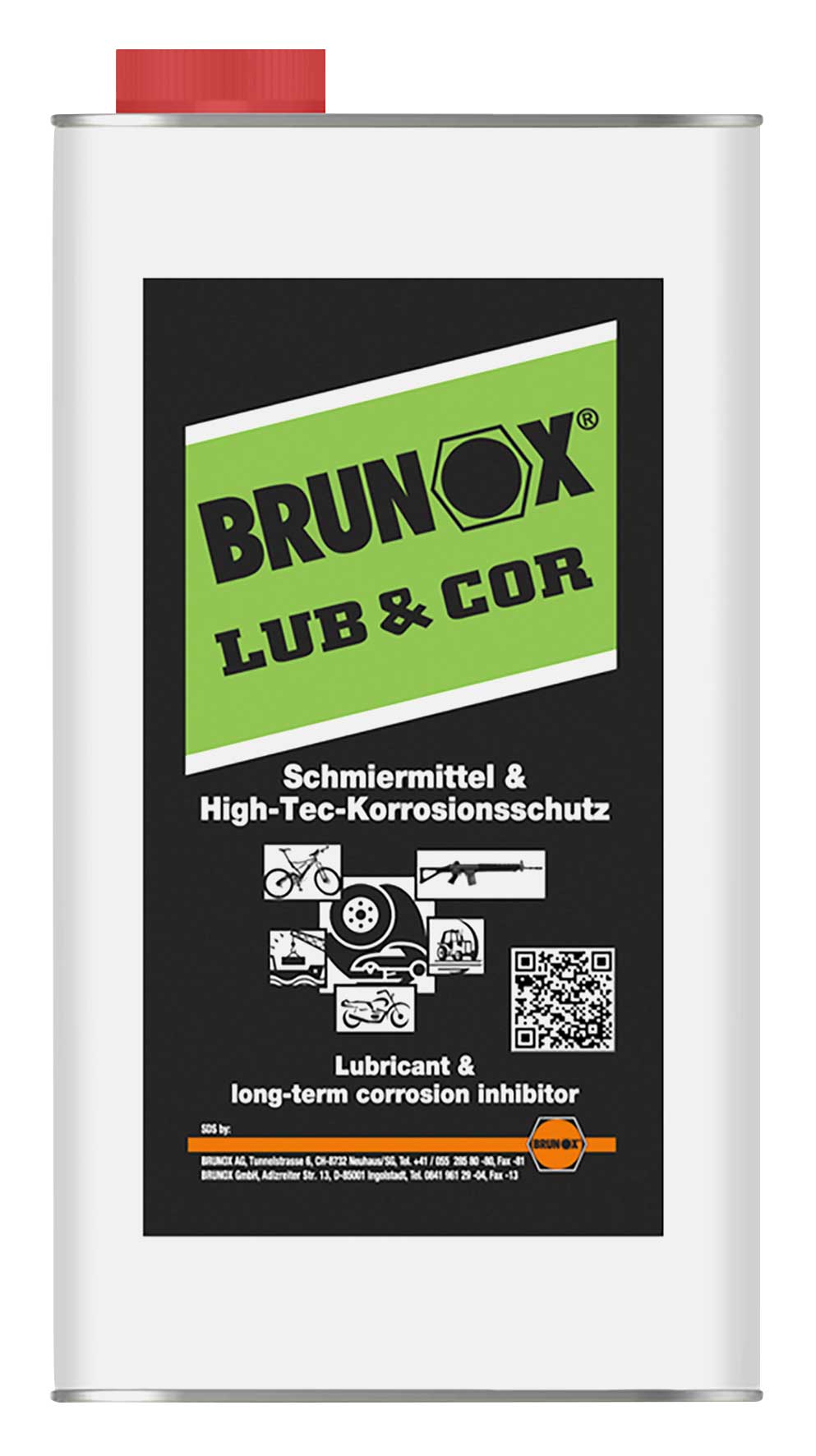 Schmiermittel und High-Tec-Korrosionsschutz 5 Liter 20 Liter BRUNOX LUB&COR BRG5,00LUB&COR BRG20,00LUB&COR 7610567954055 7610567954208