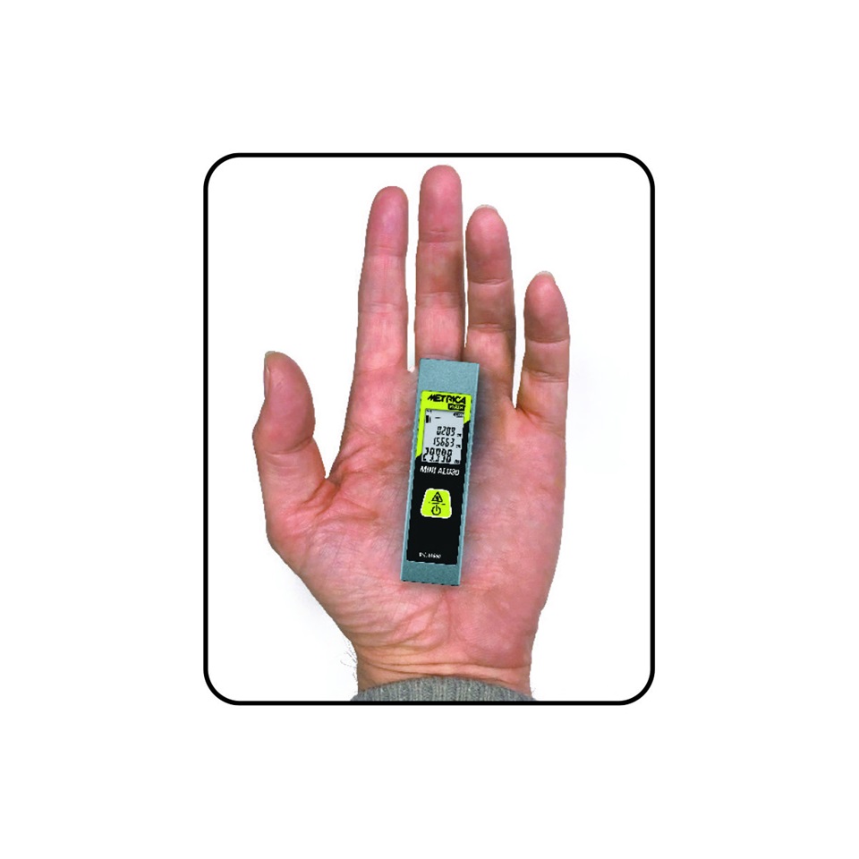 Distanzmesser FLASH MINI ALU 30 Laser 61660 METRICA