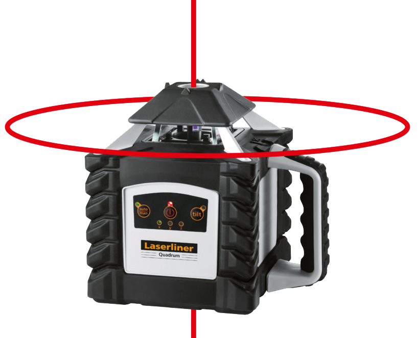 Rotationslaser-Set Quadrum OneTouch 410S