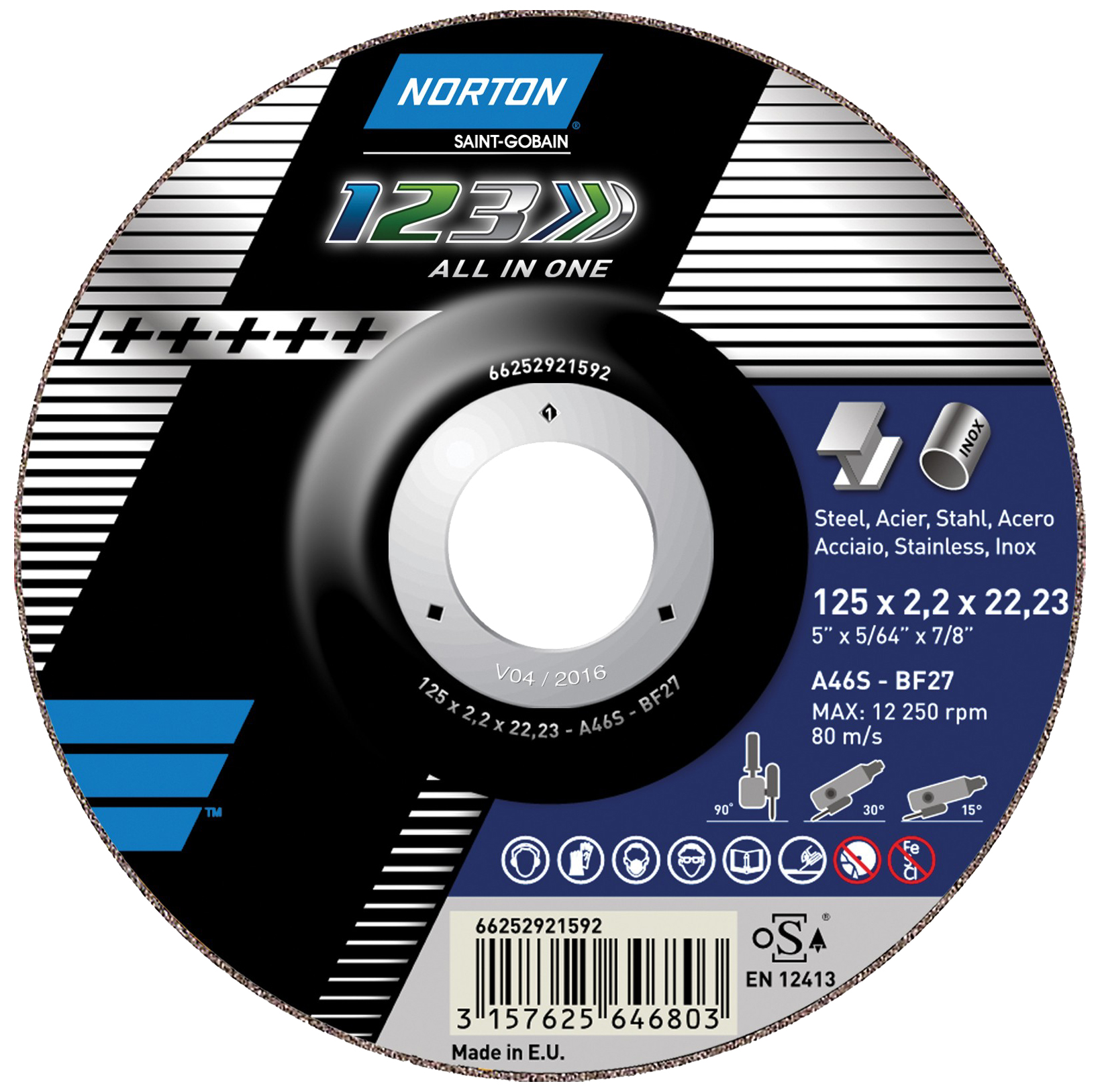 Trennscheibe NORTON ALL-IN-ONE 1-2-3