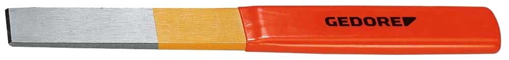 Schlitzmeissel flachoval GEDORE, 240 x 26 x 7 mm mit Plastikgriff 104 P