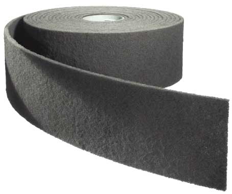 Silicium-Schleifvliesrollen 100 mm x 10 m HERMES webrax-OS 716 mit Kunstharz-Bindung 42803