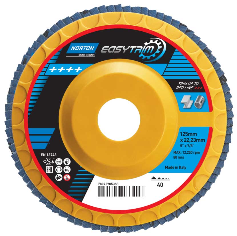 Schleiflamellenteller Norton R842 EasyTrim 78072705358