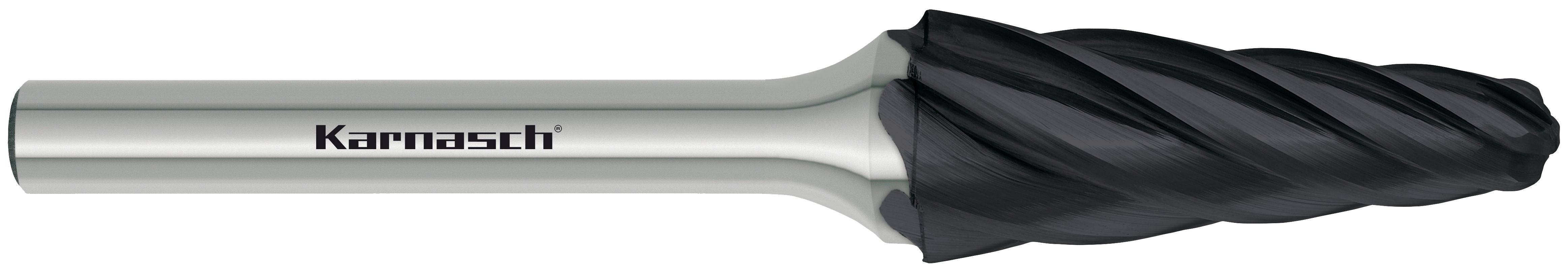 Hartmetall-Frässtift  HP-7 (für ALU) Form "L" Rundkegelform KARNASCH