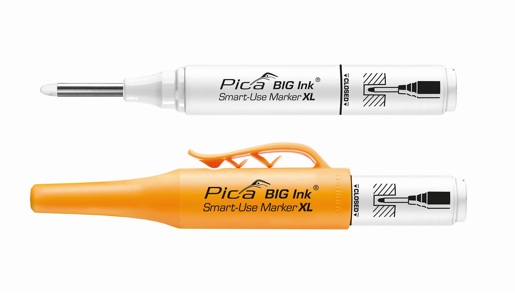 Tieflochmarker Pica-BIG-Ink weiss