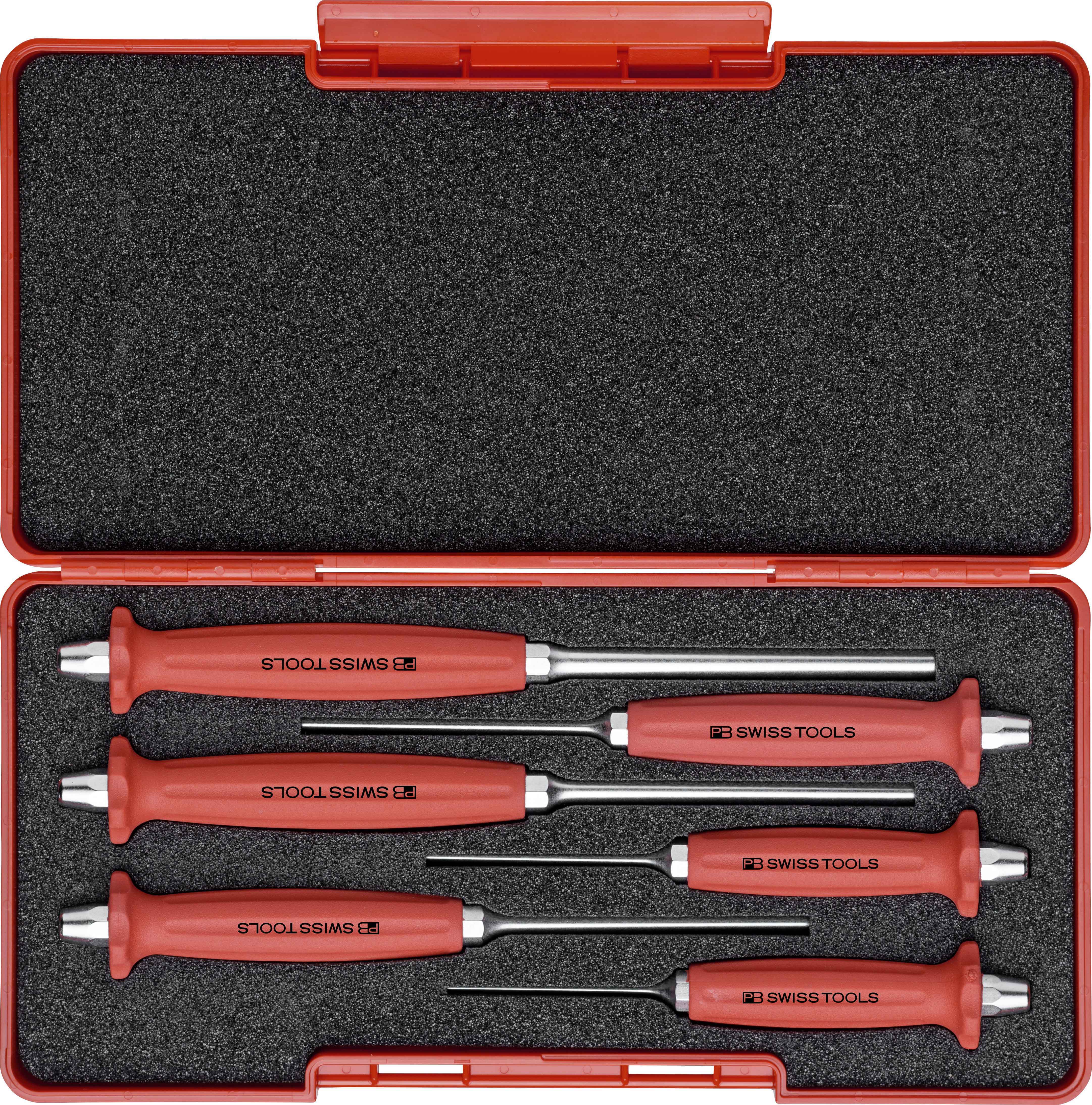 Splintentreiber-Set achtkant, mit Handgriff PB 758 SET