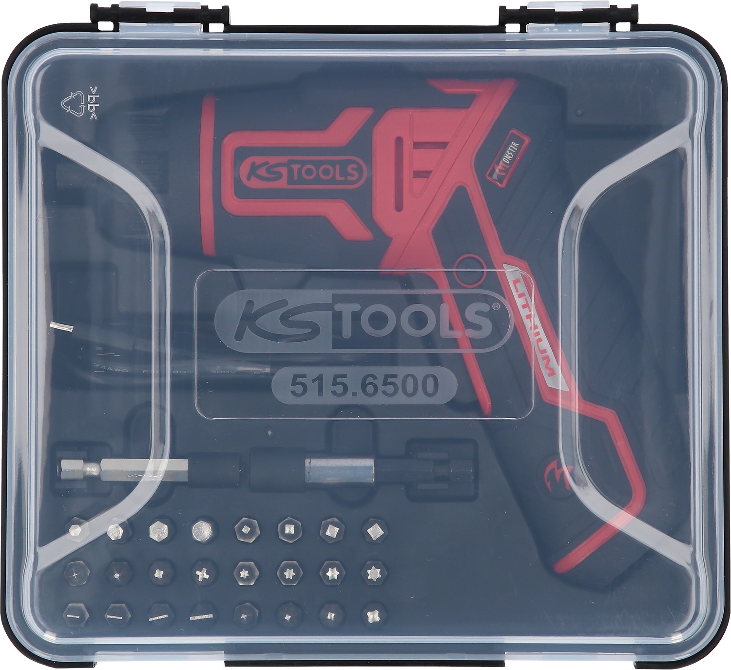Akku-Bit-Schrauber-Satz eMONSTER 1/4", 27-tlg KS-TOOLS 515.6500