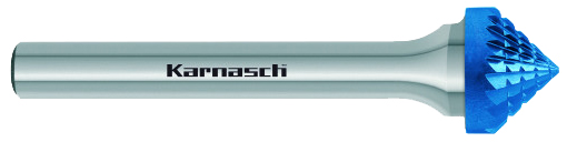 Hartmetall-Frässtift  HP-3 Form "K" Kegel 90°