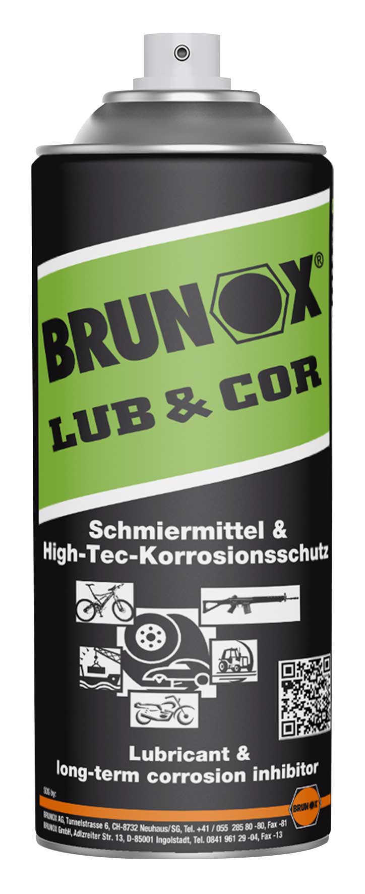 Schmiermittel und High-Tec-Korrosionsschutz 400 ml BRUNOX LUB&COR BRG0,40LUB&COR 7610567954048