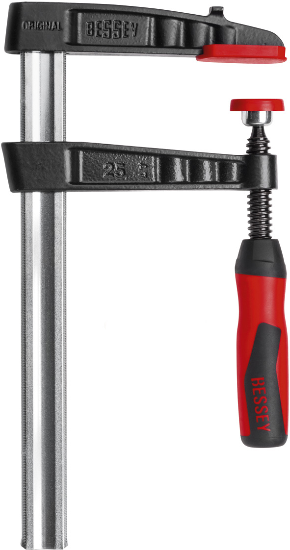 Temperguss-Schraubzwinge BESSEY TG mit 2-K-Griff