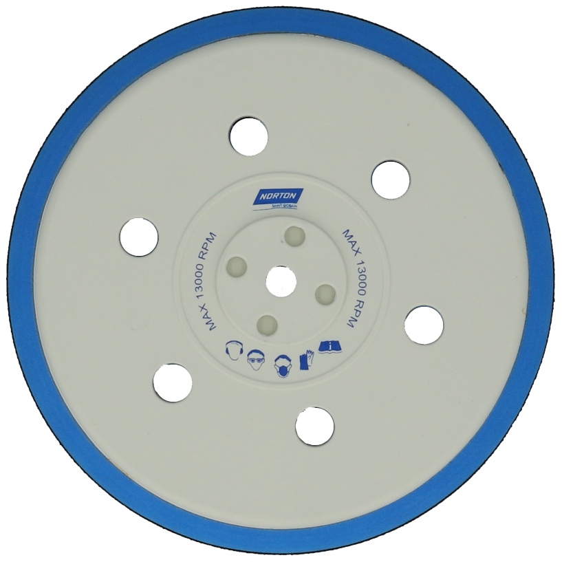 Klett-Stützteller Norton Pro 15-Loch, 5/16" & M8