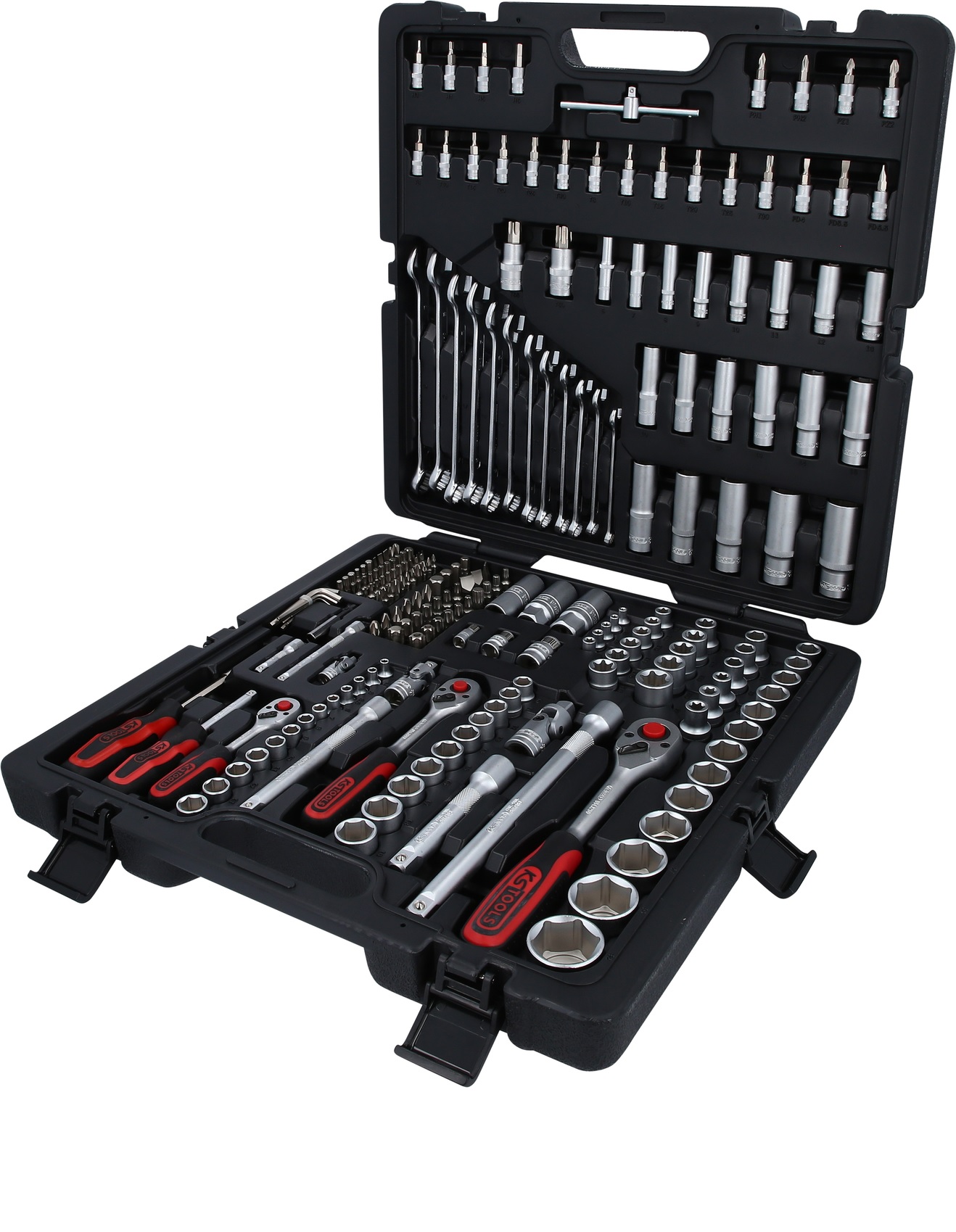 Steckschlüssel-Satz KS TOOLS CLASSIC 1/4"+3/8"+1/2", 216-tlg 917.0216