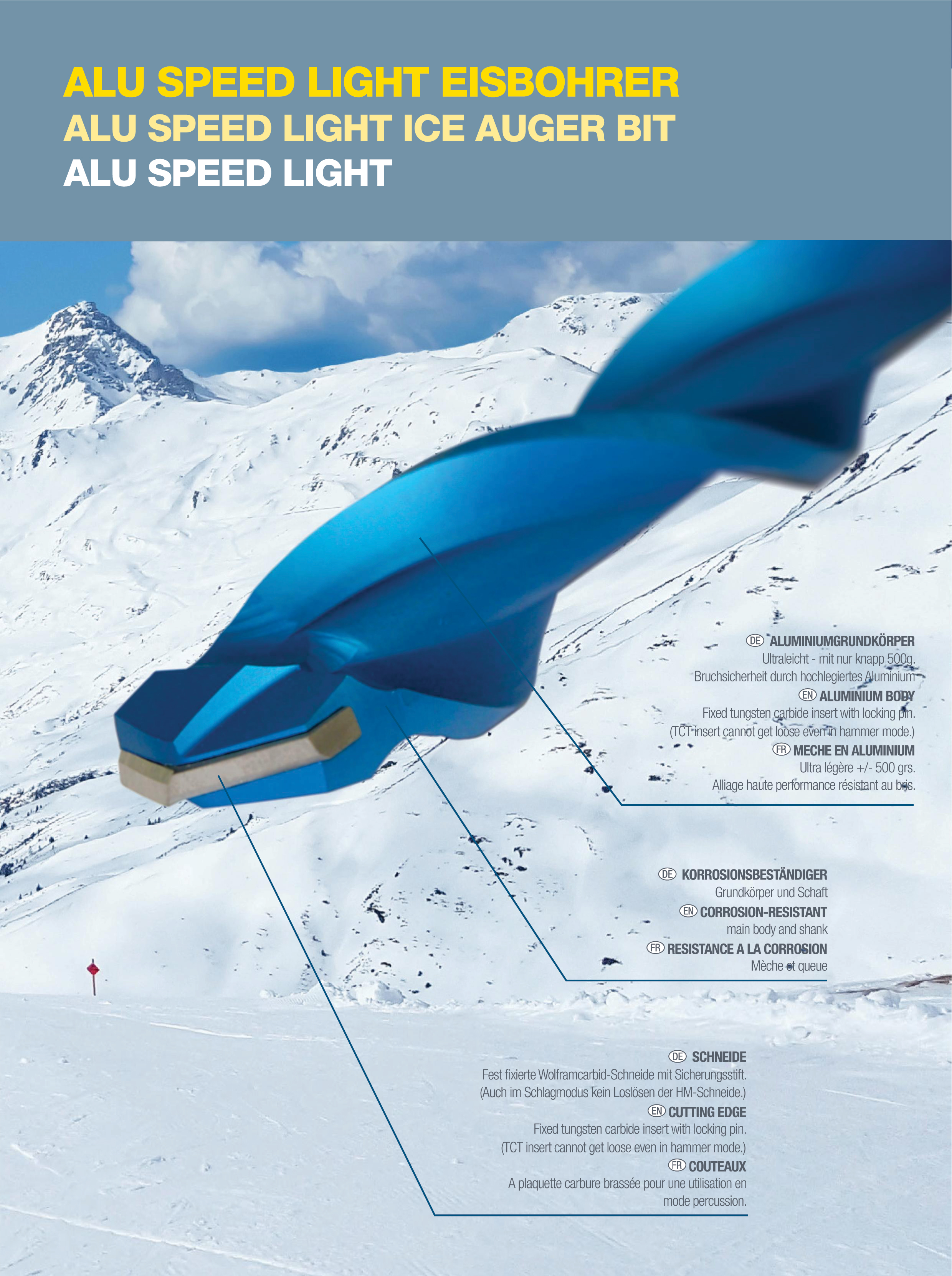 Eisbohrer ALU Speed Light