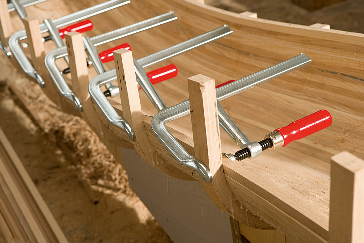 Ganzstahl-Schraubzwinge GZ mit Holz-Griff BESSEY