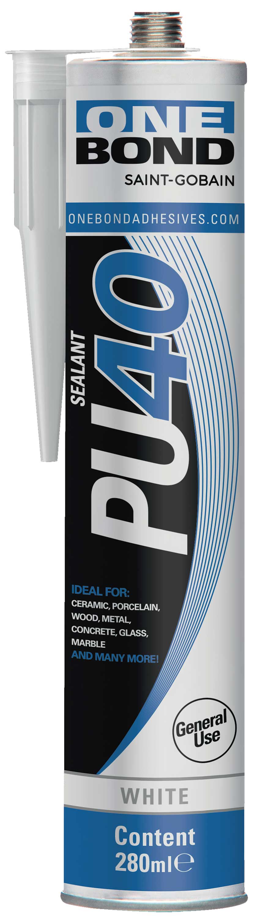 Polyurethan-Dichtstoff OneBond PU40 SEALANT weiss, Kartusche à 280 ml