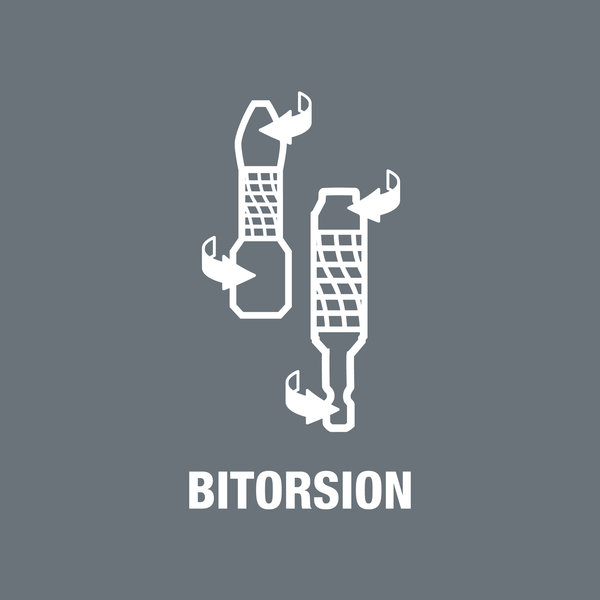 BiTorsion-Halter mit Schnellwechselfutter und Magnet