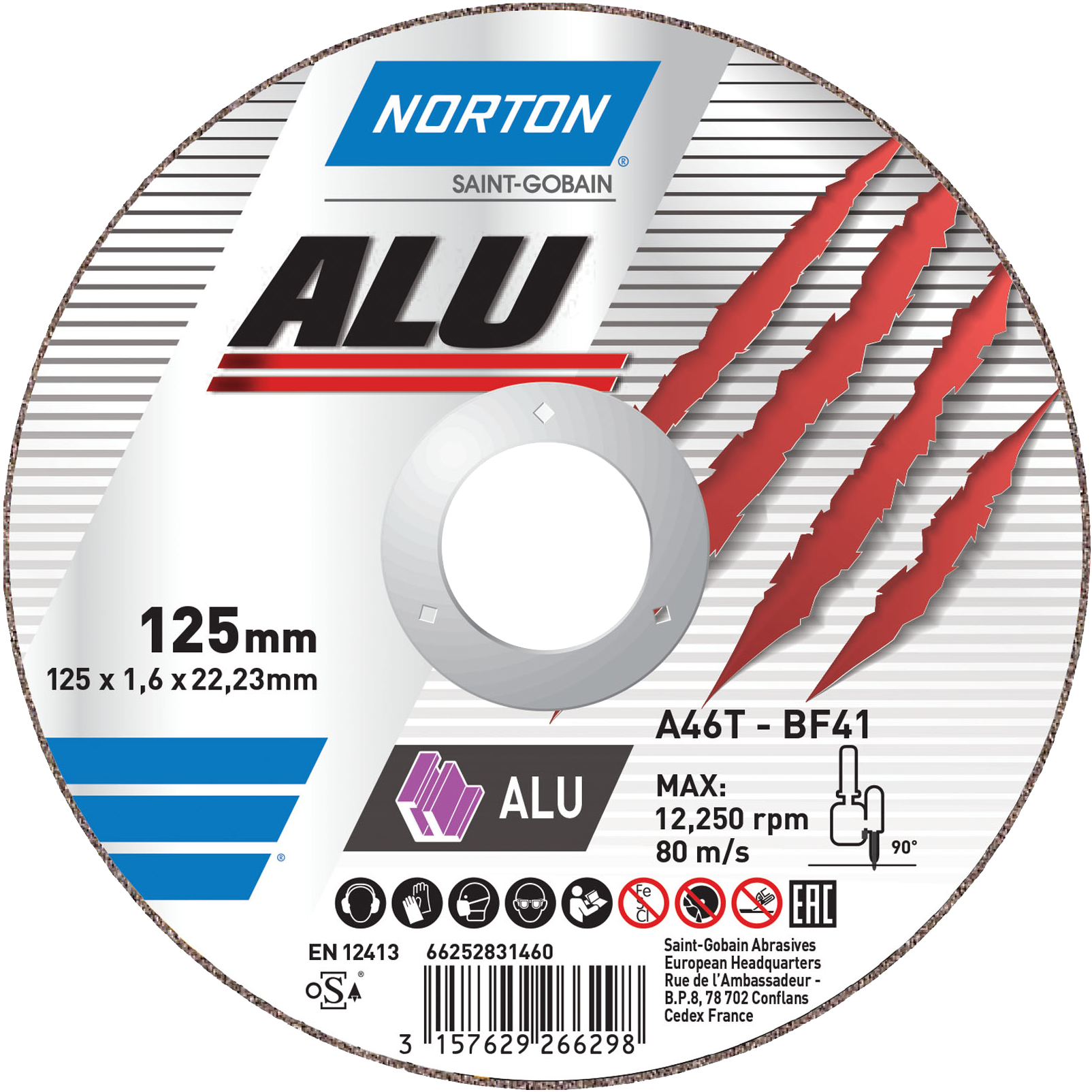 Trennscheibe NORTON für ALU